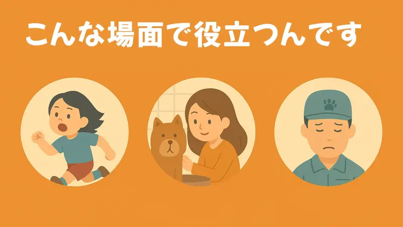 こんな場面で役立つんです