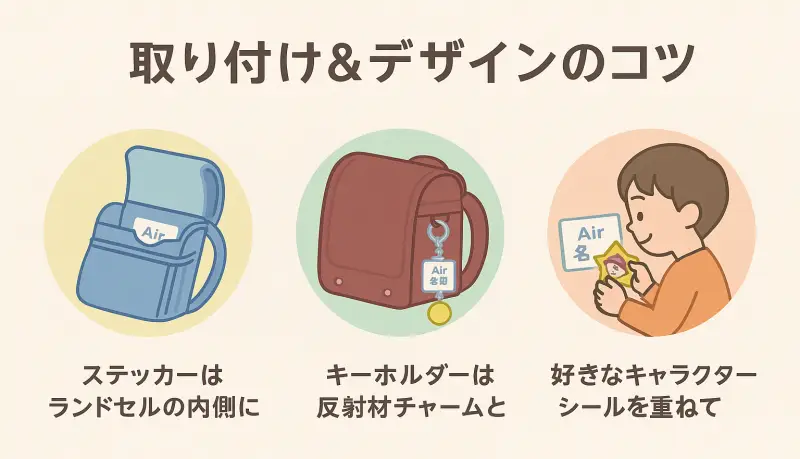 取り付け&デザインのコツ