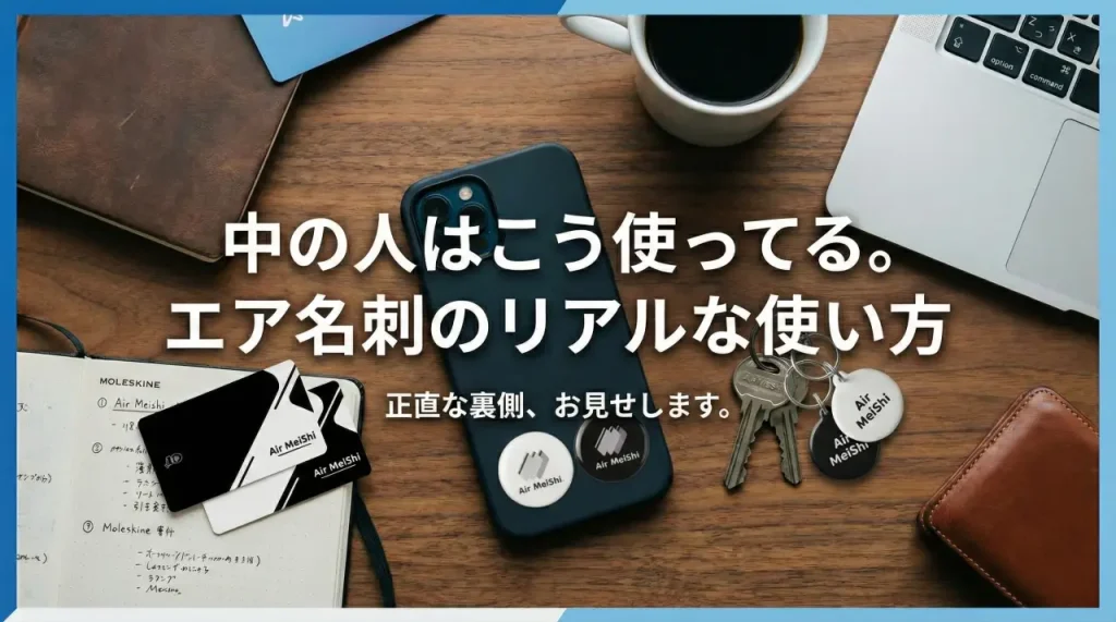中の人はこう使ってる。エア名刺のリアルな使い方